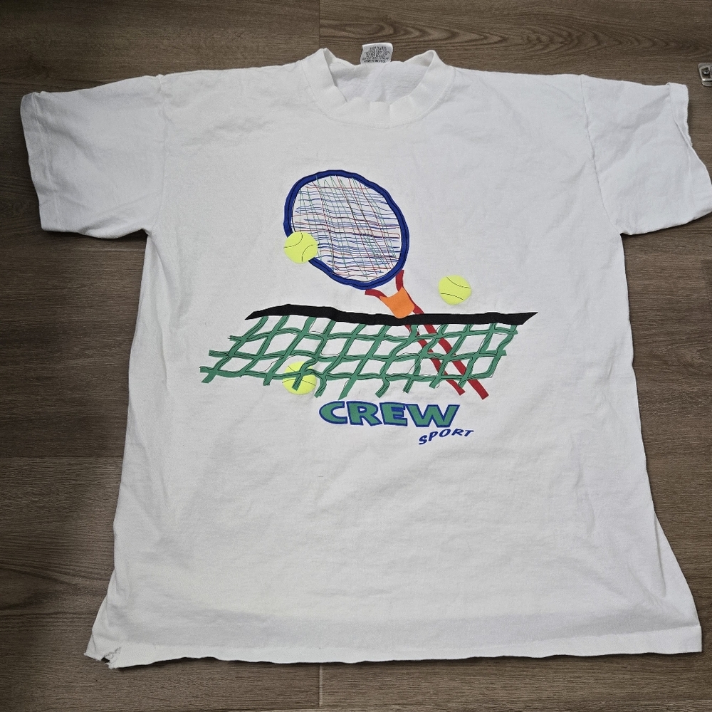 Mens Hamilton Keene Crew Vintage Crew Sport Tennis T-shirt Size L/XL
